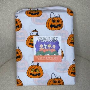 Peanuts Pumpkin Queen Sheet Set